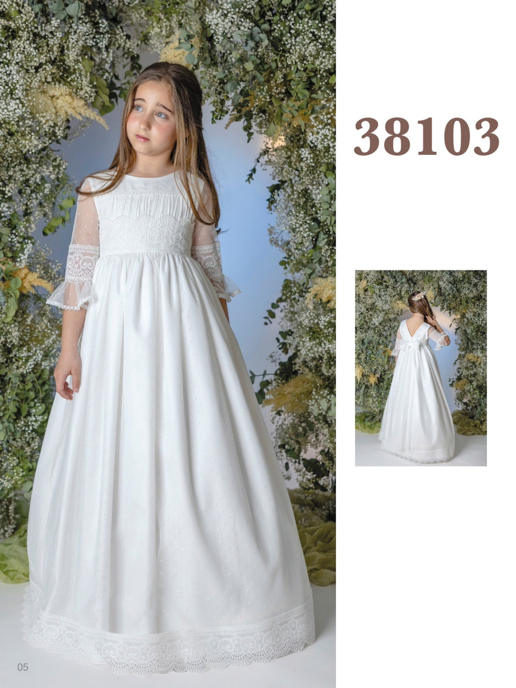 Vestido de Primera Comunión – Modelo 38103