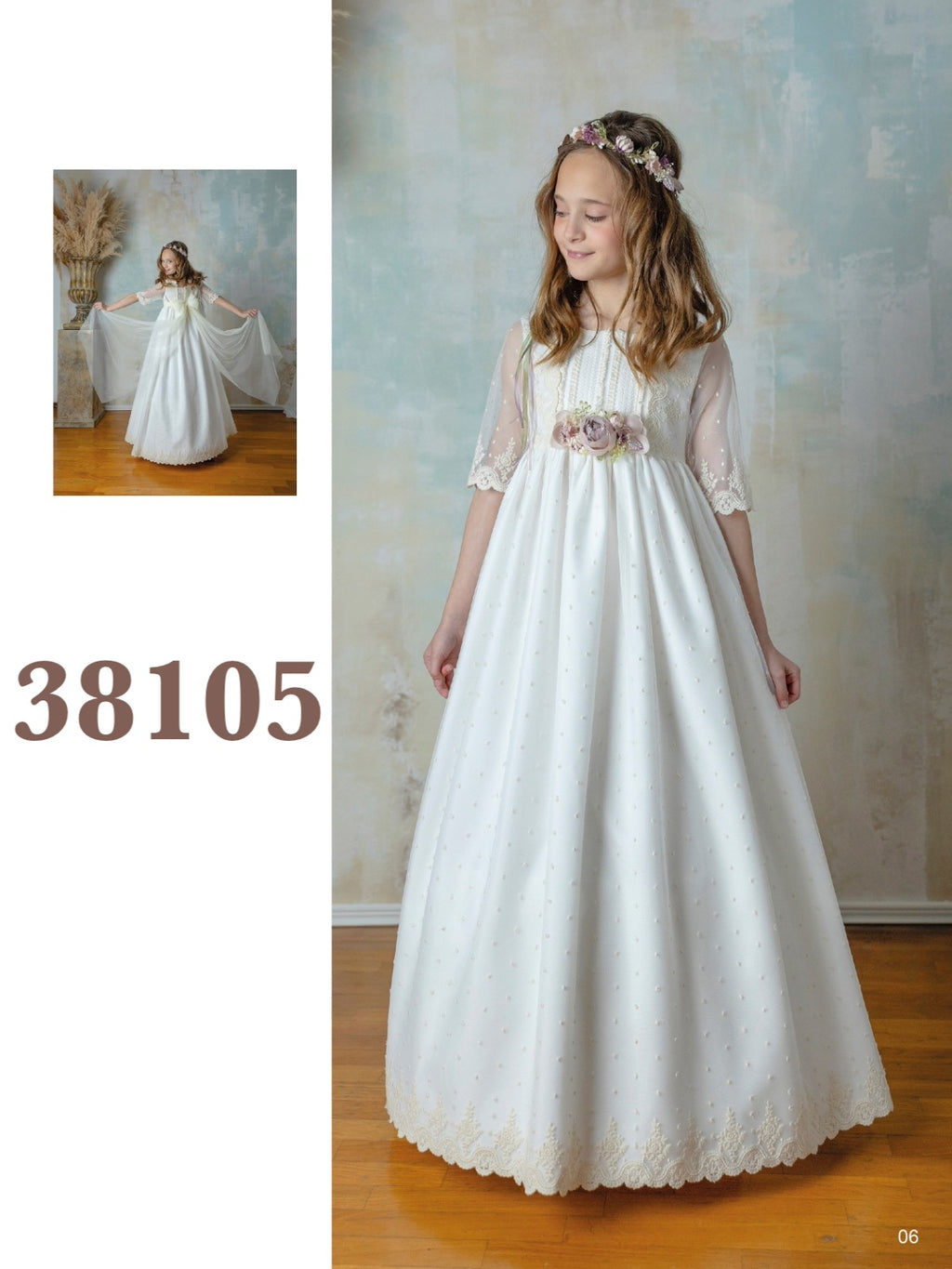 Vestido de Primera Comunión – Modelo 38105