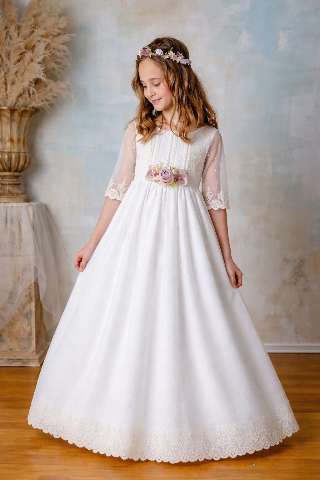 Vestido de Primera Comunión – Modelo 38105