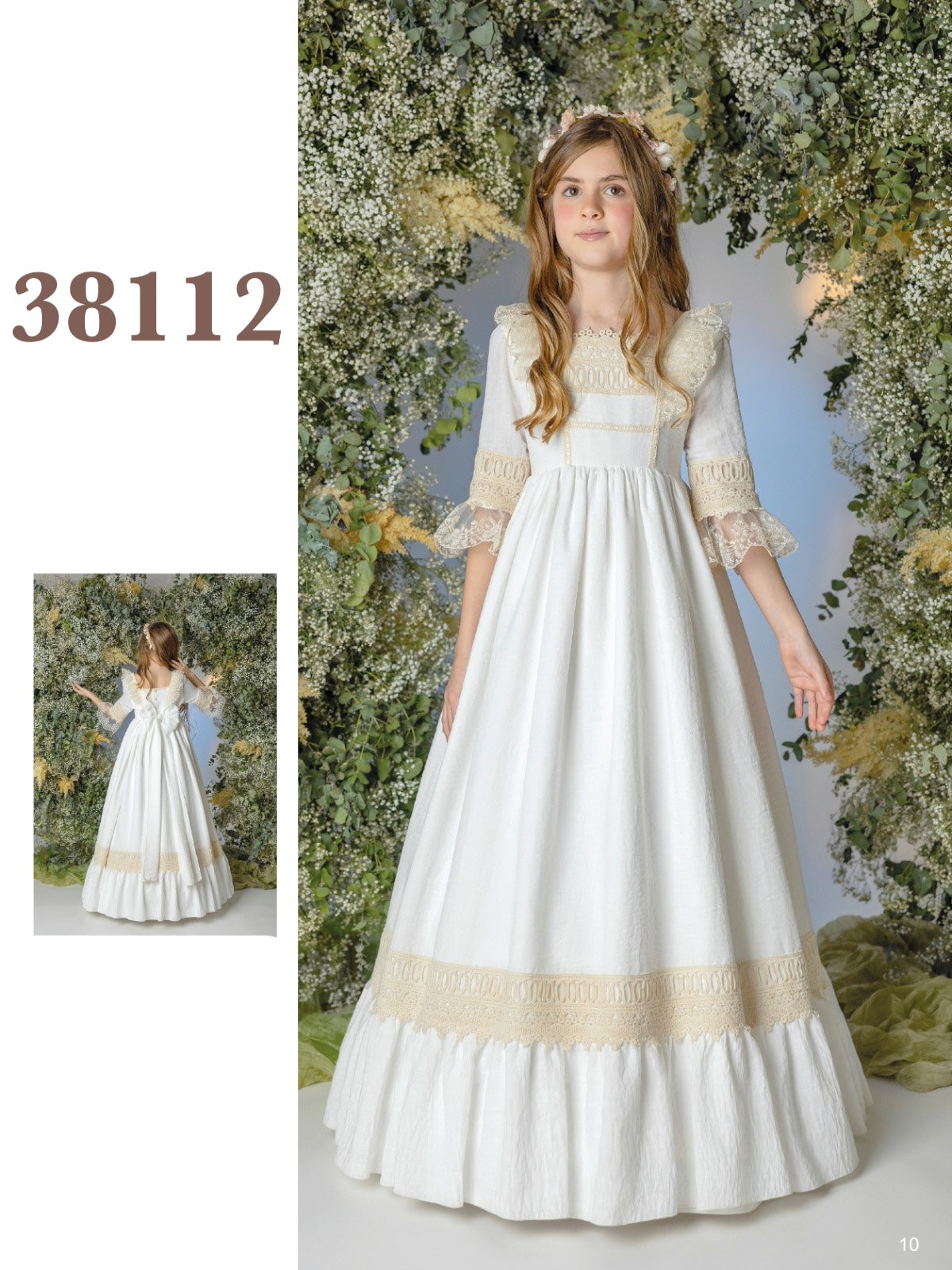 Vestido de Primera Comunión – Modelo 38112