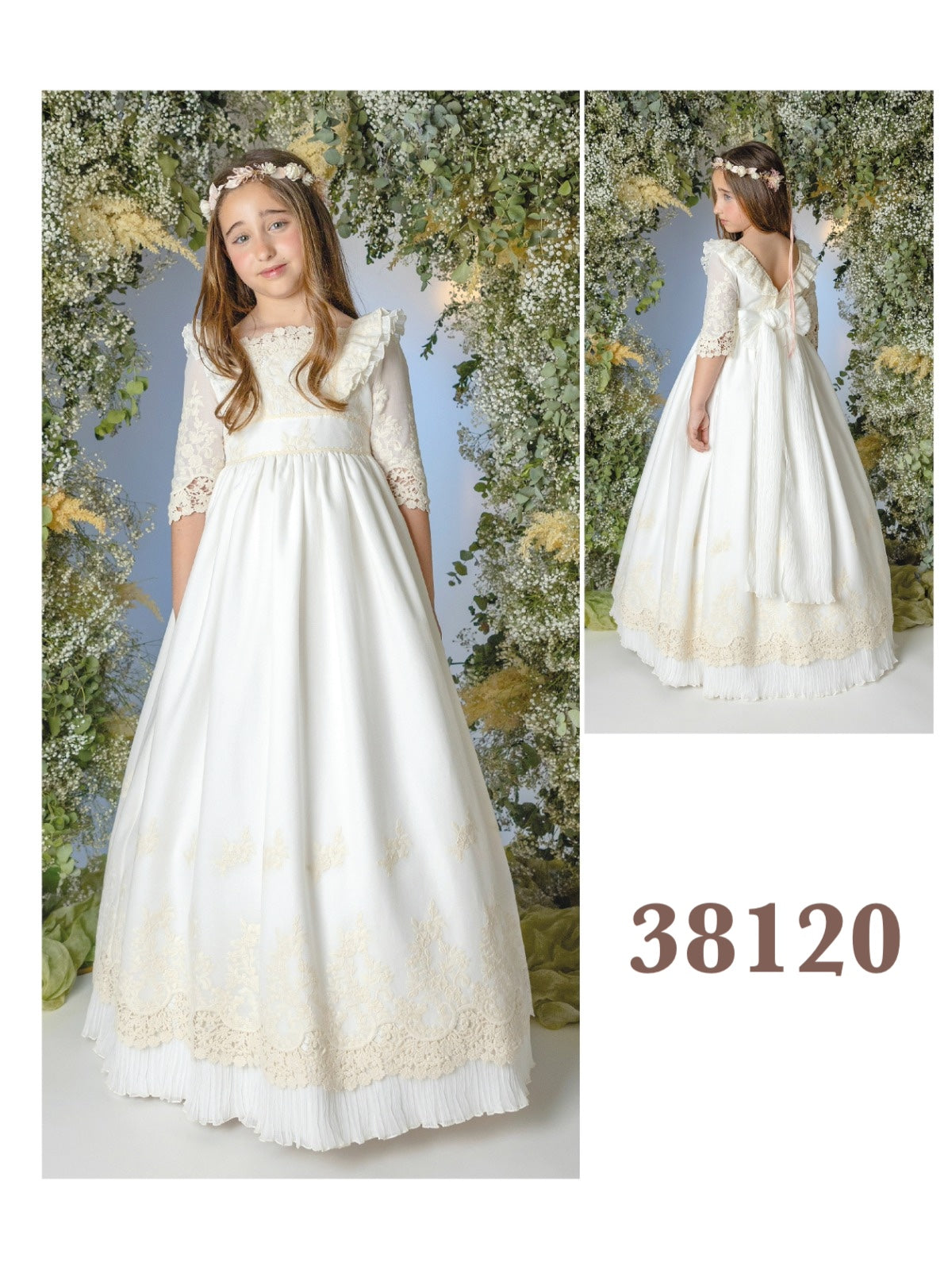 Vestido de Primera Comunión – Modelo 38120
