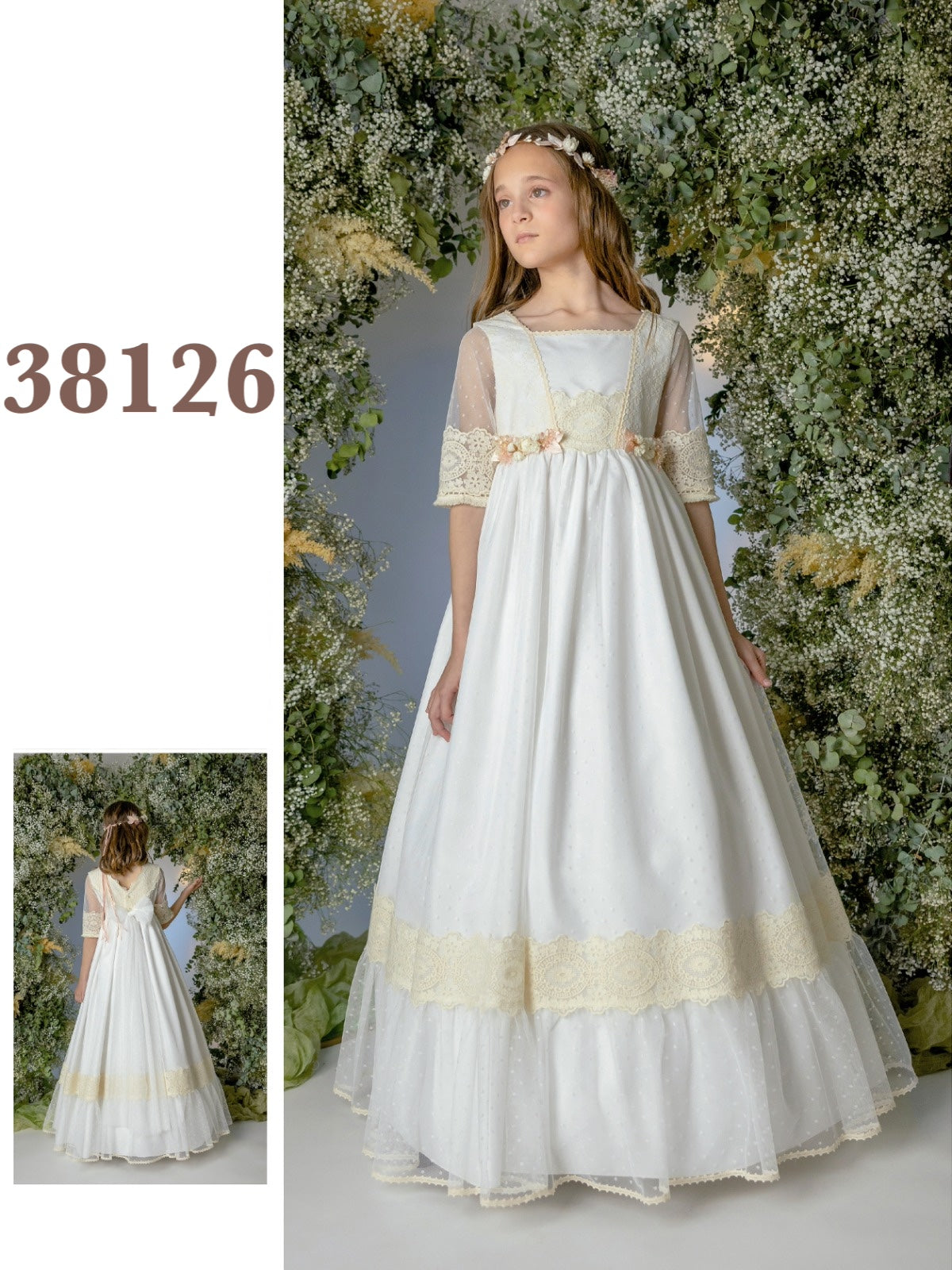 Vestido de Primera Comunión – Modelo 38126