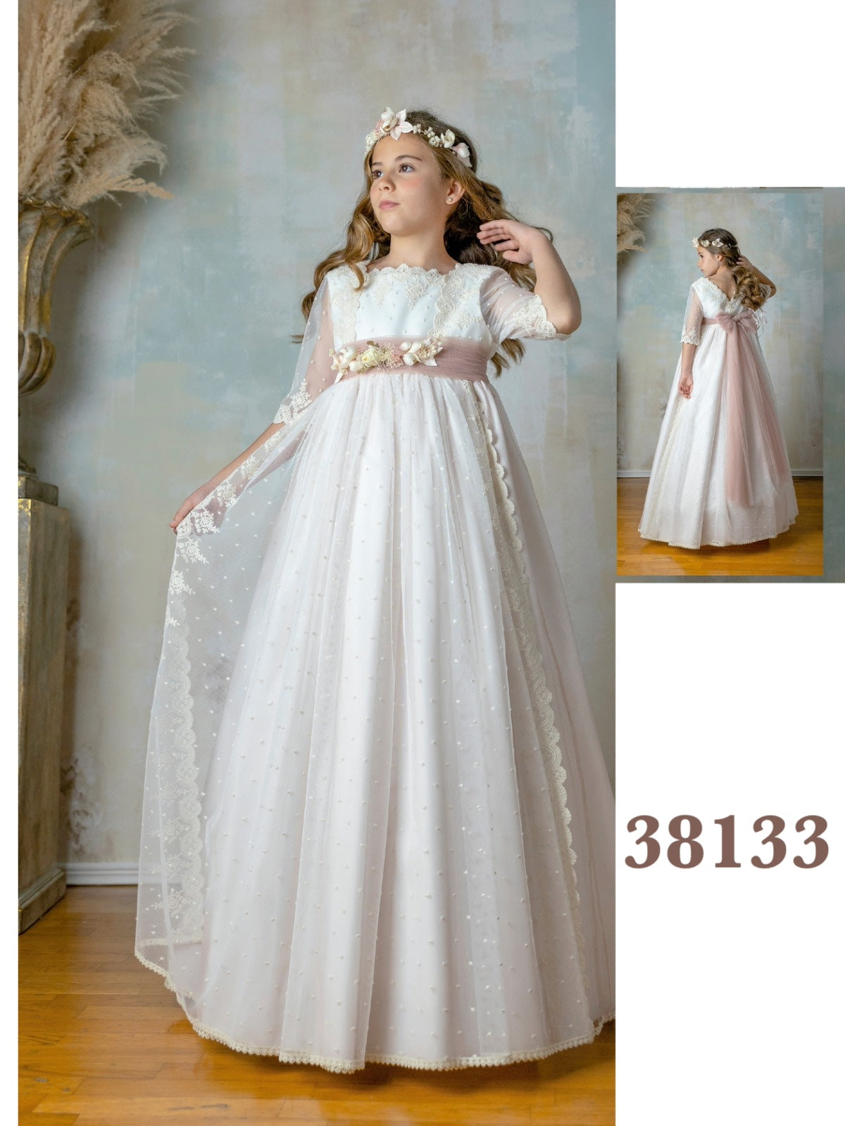Vestido de Primera Comunión – Modelo 38133